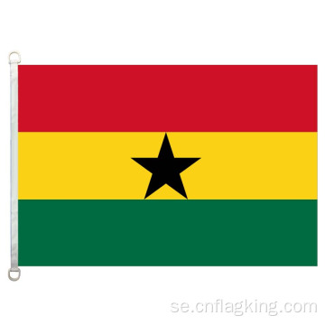 Ghana nationella flagga 90 * 150 cm 100% polyster